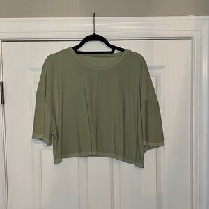 Source Unknown Sage Green Women's Long Sleeve Top